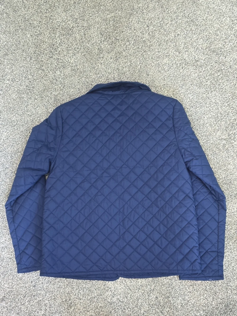 J. Crew Factory Girls Navy Blue Quilted Barn Jacket Coat Size XL